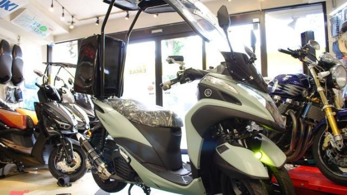 ヤマハ トリシティ１５５改ルーフ＆フォグ＆ＳＭＢ